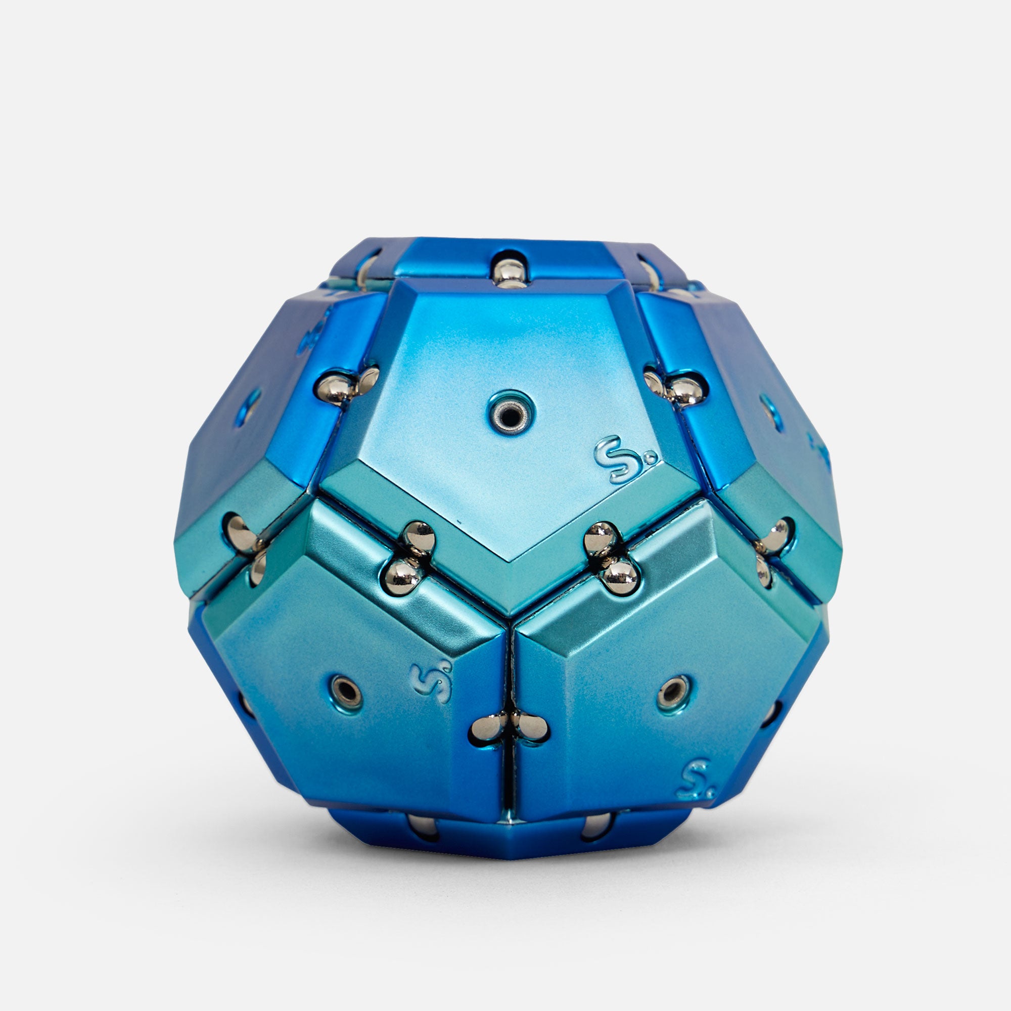 SPEKS. Geode Magnetic Fidget Toy - Chrome